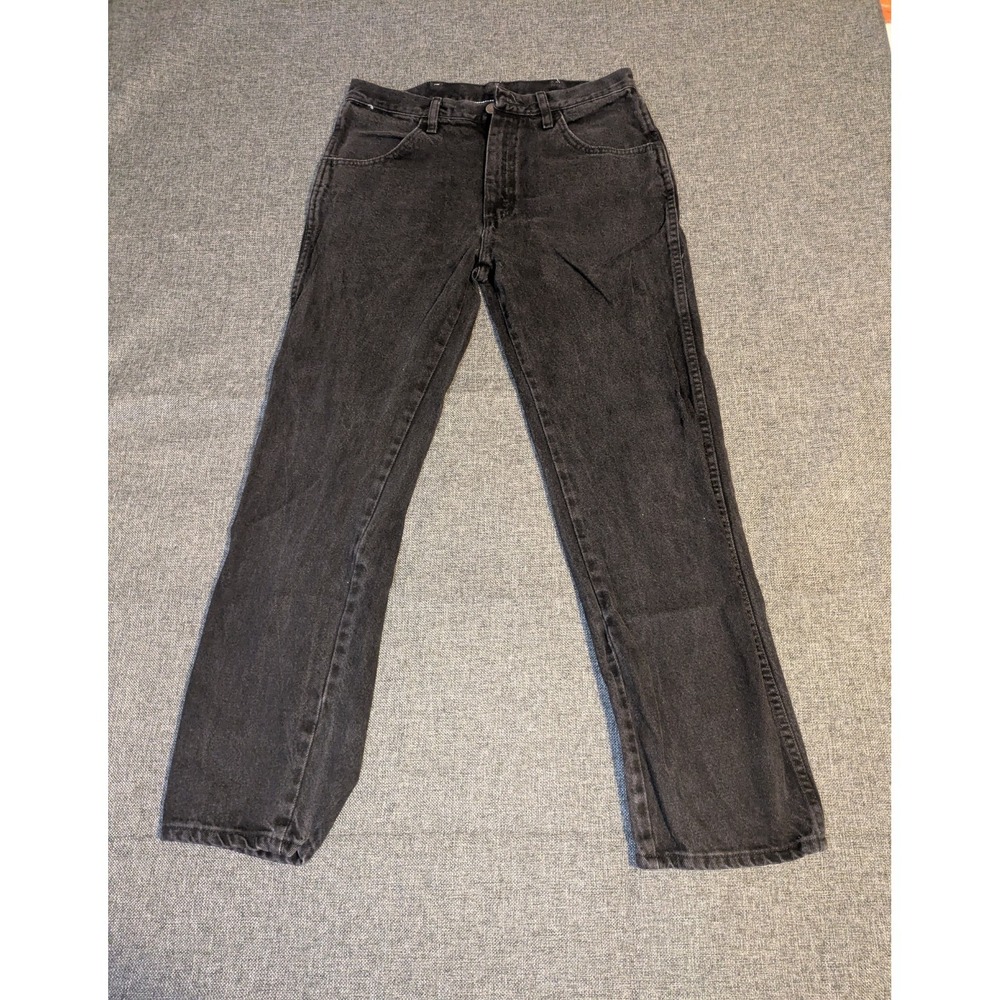 Rustler Classic Jeans Men's Dark‎ Wash, Black, Regular Fit, Straight Leg 34x30